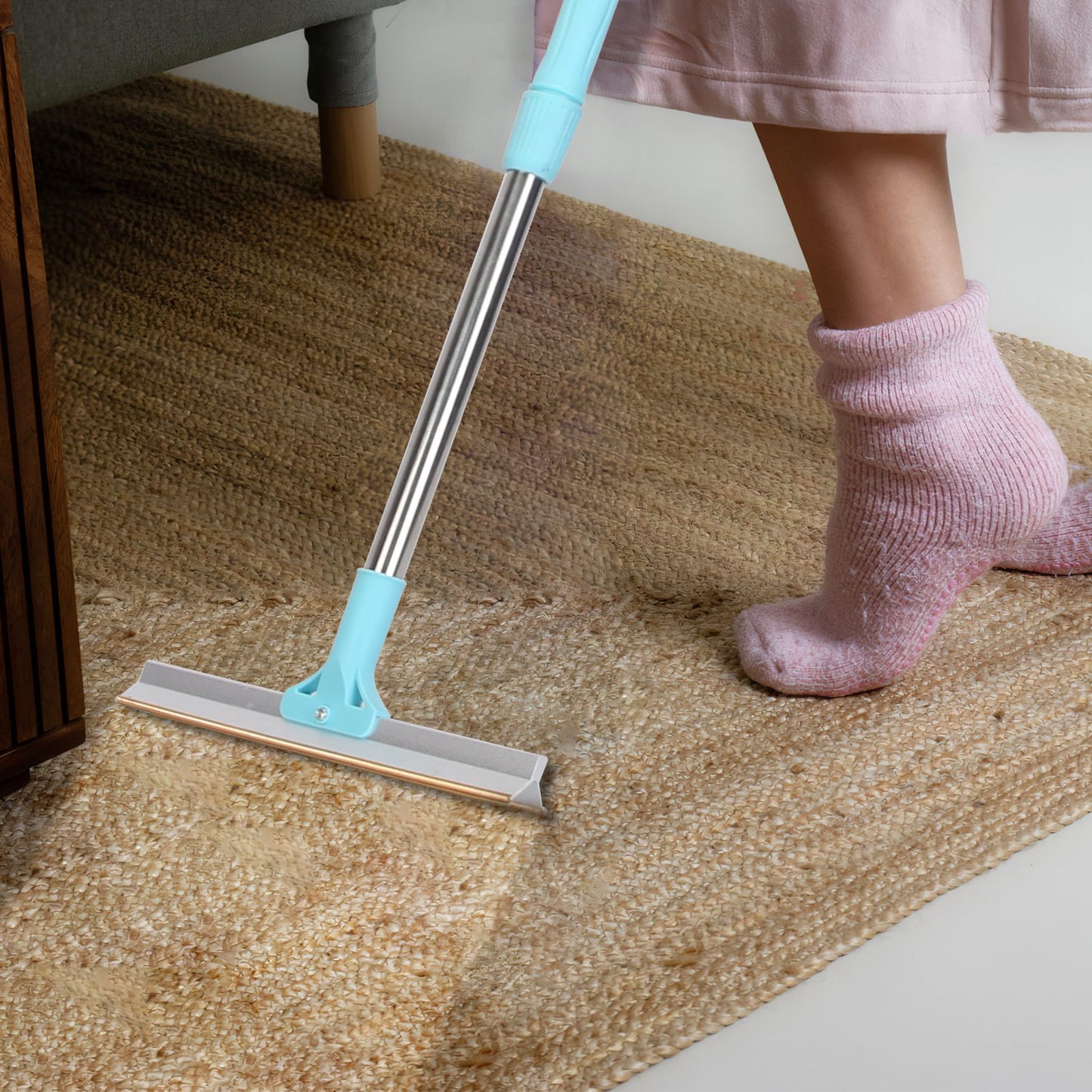 Telescopic Pet Hair Removal Rake