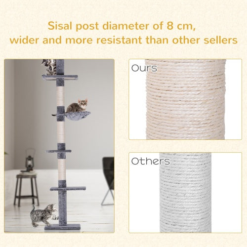 9 Foot Floor-to-Ceiling Cat Tree