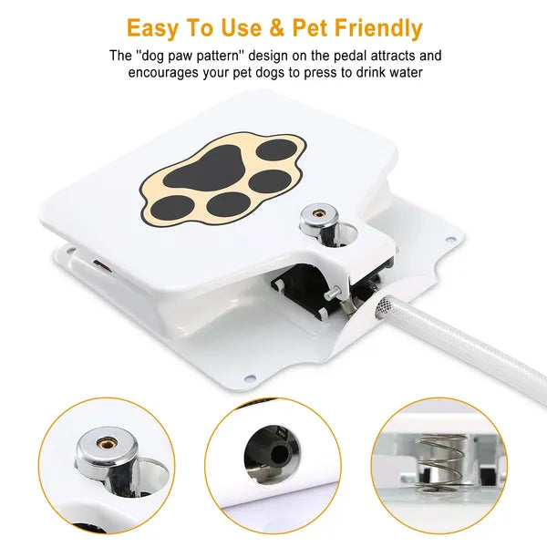 Step-On Dog Water Fountain