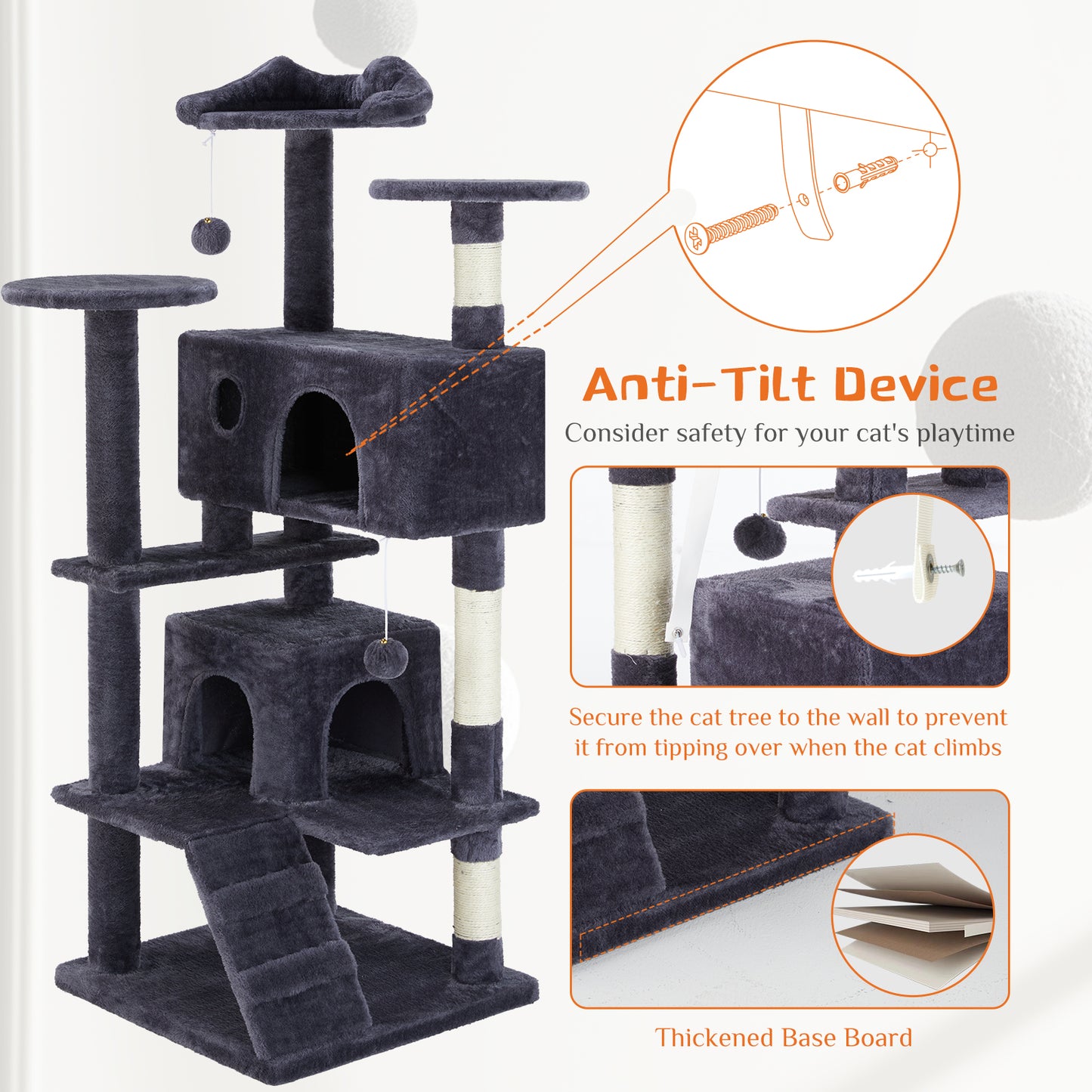 Cat Treehouse Climbing Frame