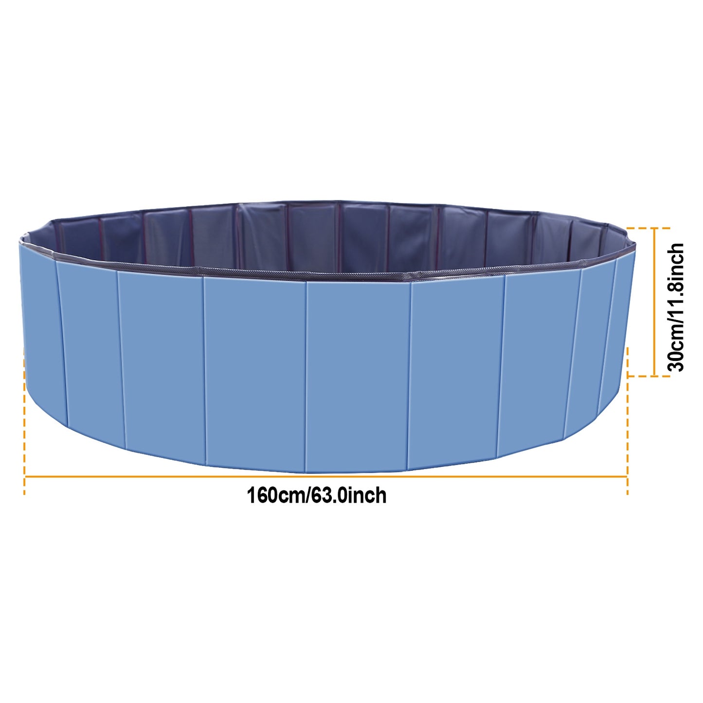 Foldable Pet Swimming Pool (63 inch)