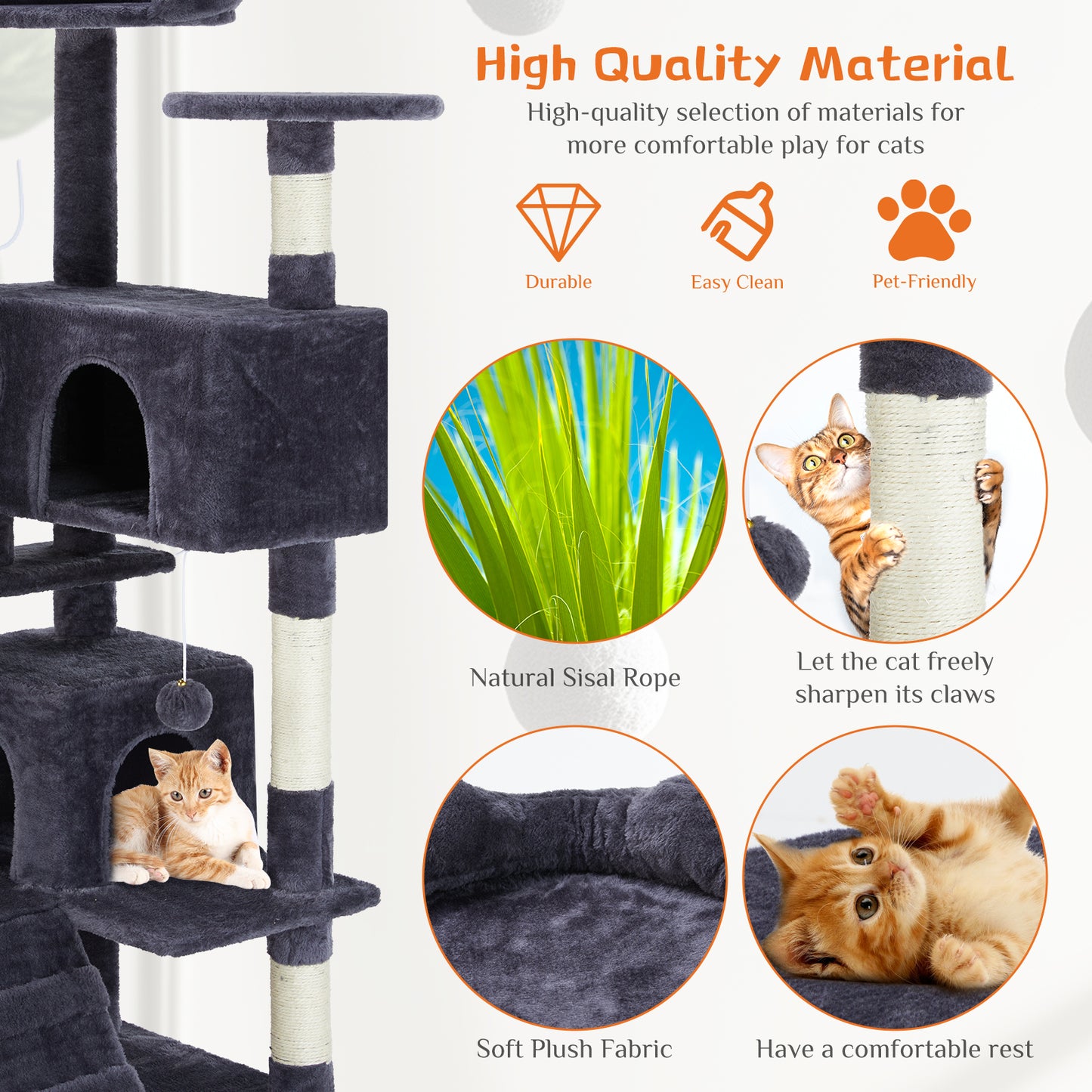 Cat Treehouse Climbing Frame