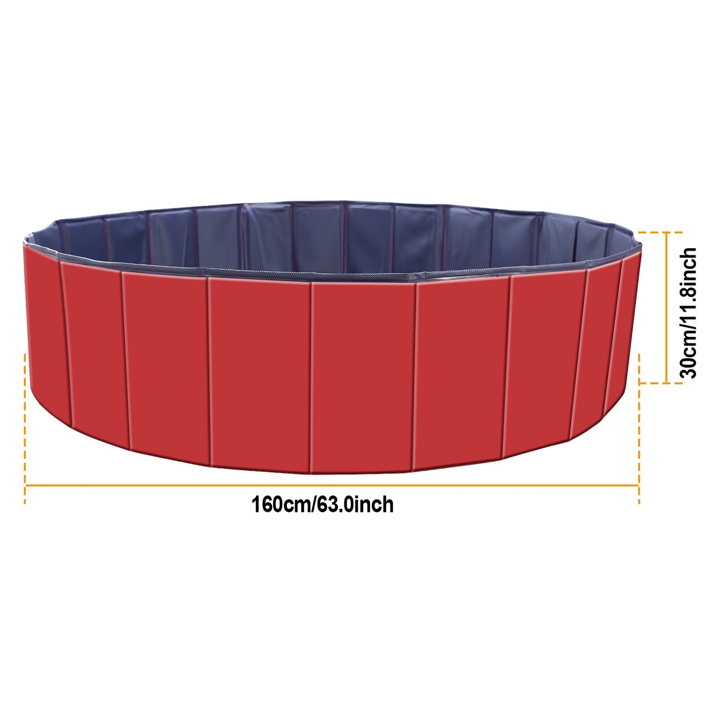 Foldable Pet Swimming Pool (63 inch)