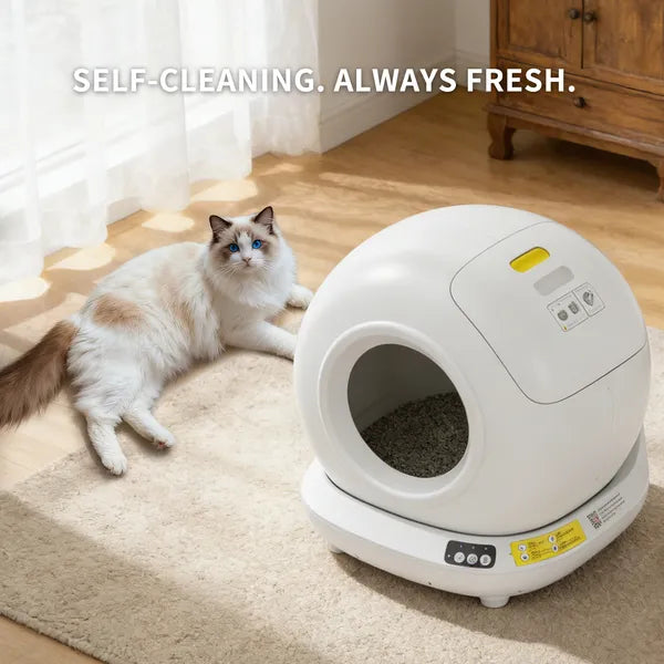 Smart Self-Cleaning Litter Box (78L)
