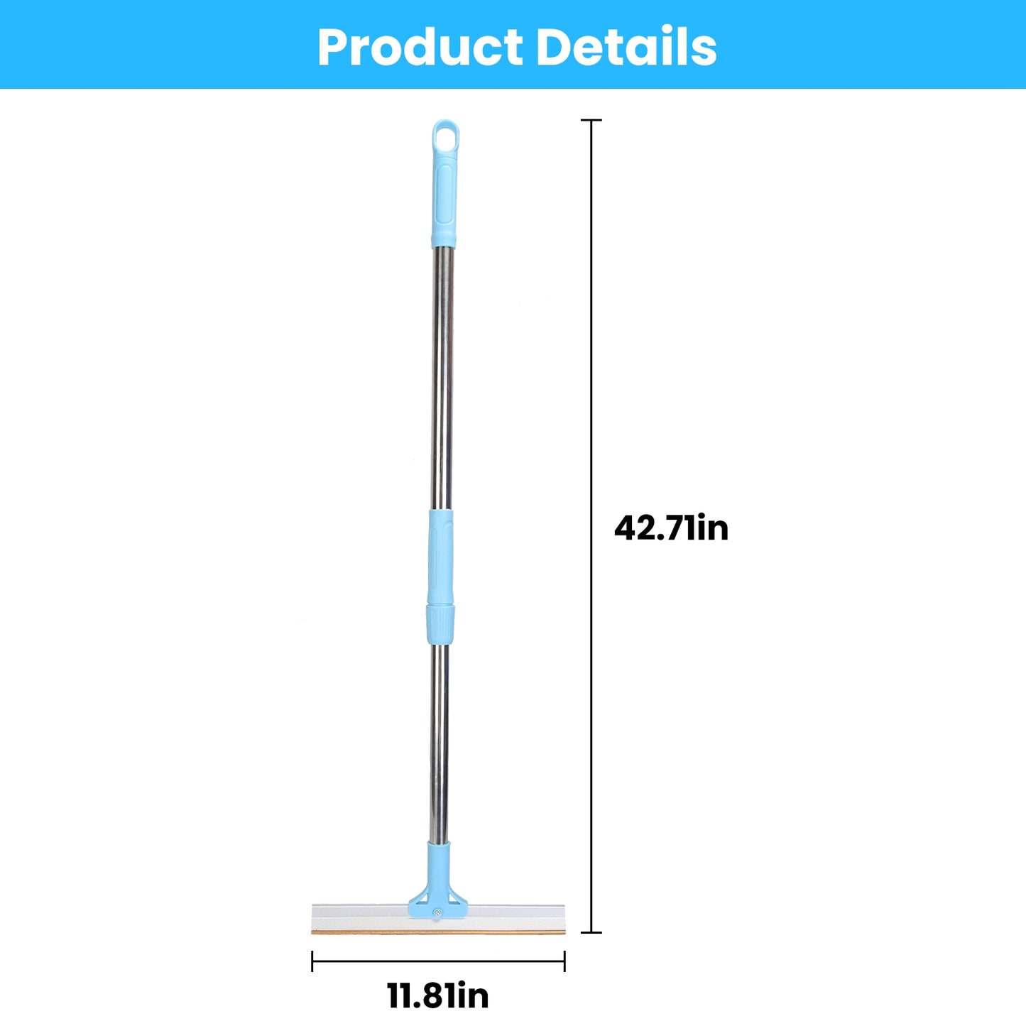 Telescopic Pet Hair Removal Rake