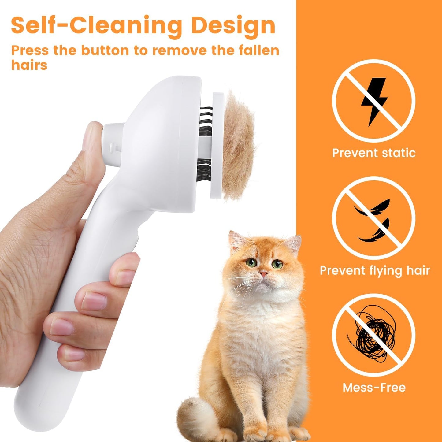 3-in-1 Pet Steam Brush