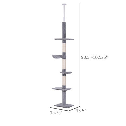 9 Foot Floor-to-Ceiling Cat Tree